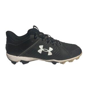 Under Armour Mens Leadoff Mid RM Rubber Molded Baseball Cleats Size 11.5 Black